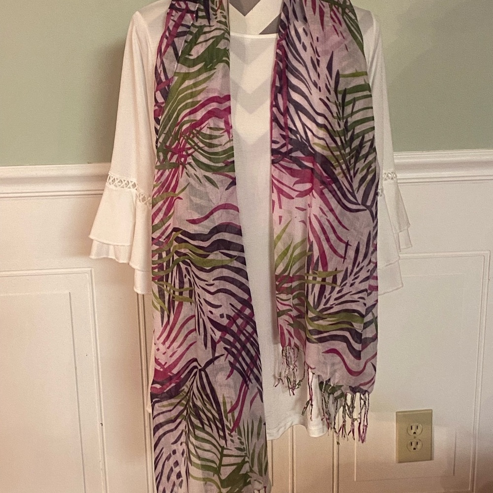 Tropical Print Scarf